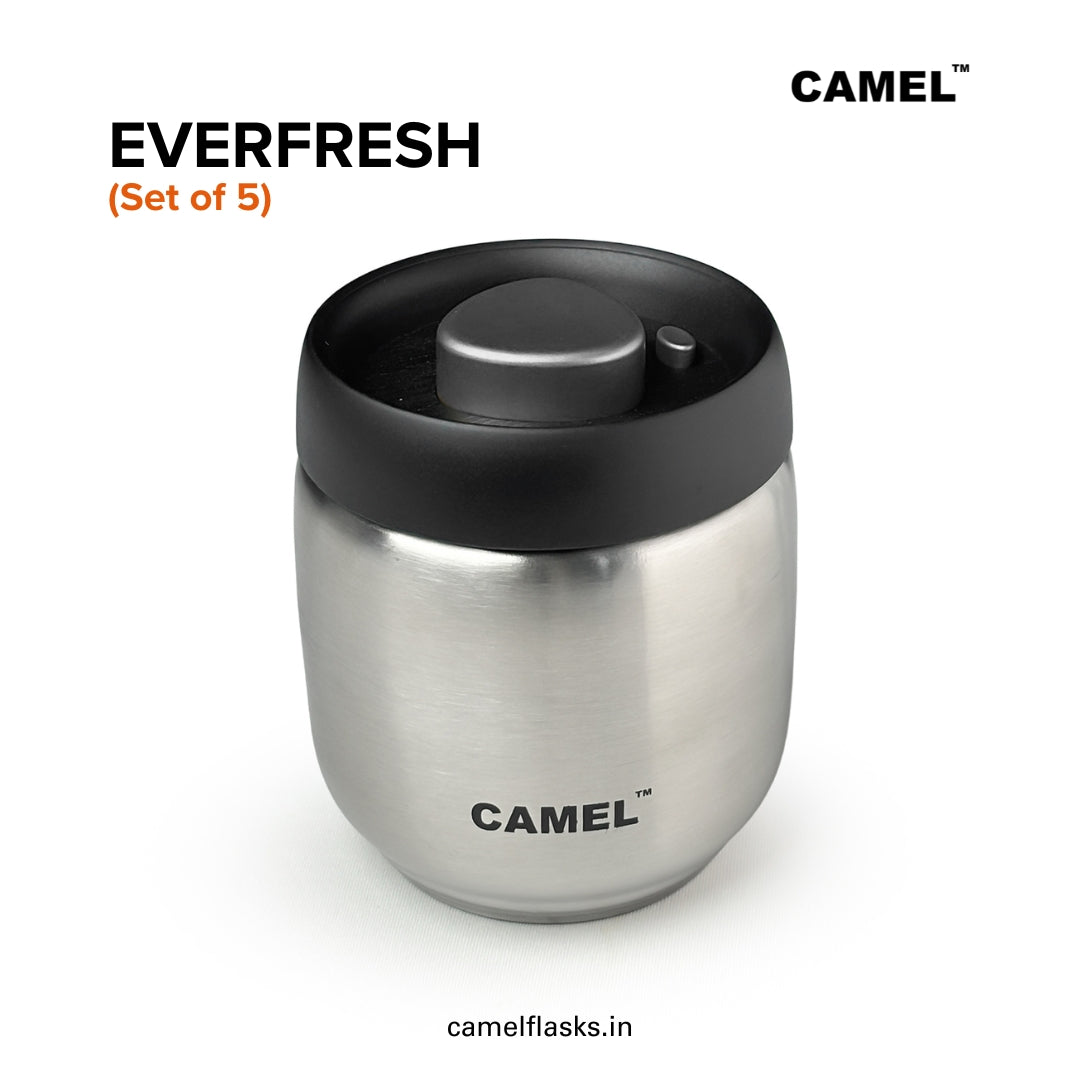 EverFresh Smart Vacuum Food Storage Jar (Stainless Steel)