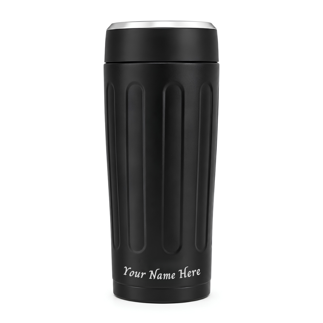 Personalised Milo Vacuum Food Jar | 6 Hours Hot 12 Hours Cold - Black
