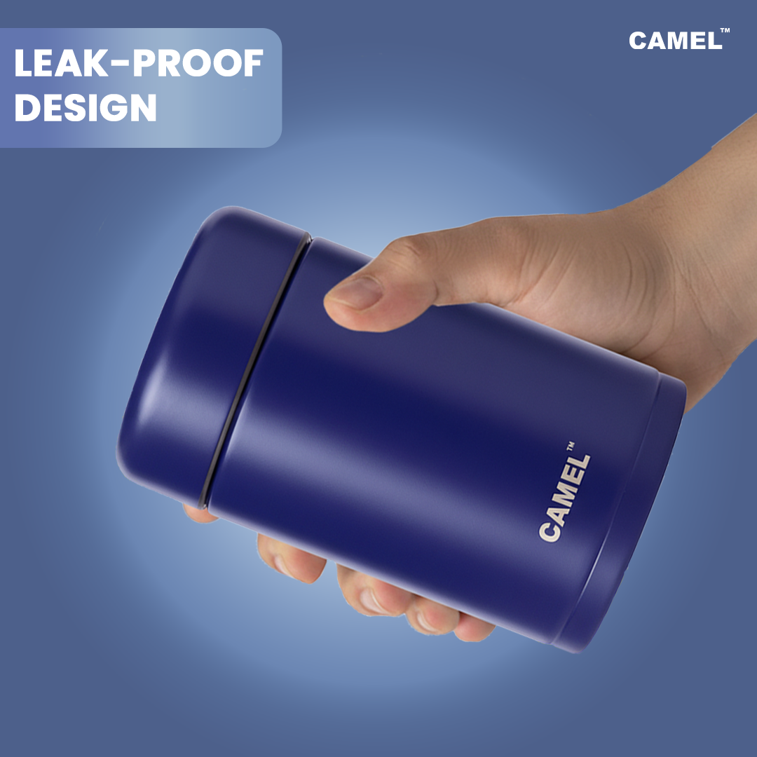 Alpha 550 ML Stainless Steel Double Wall Vacuum Insulated Food Jar - Imperial Blue