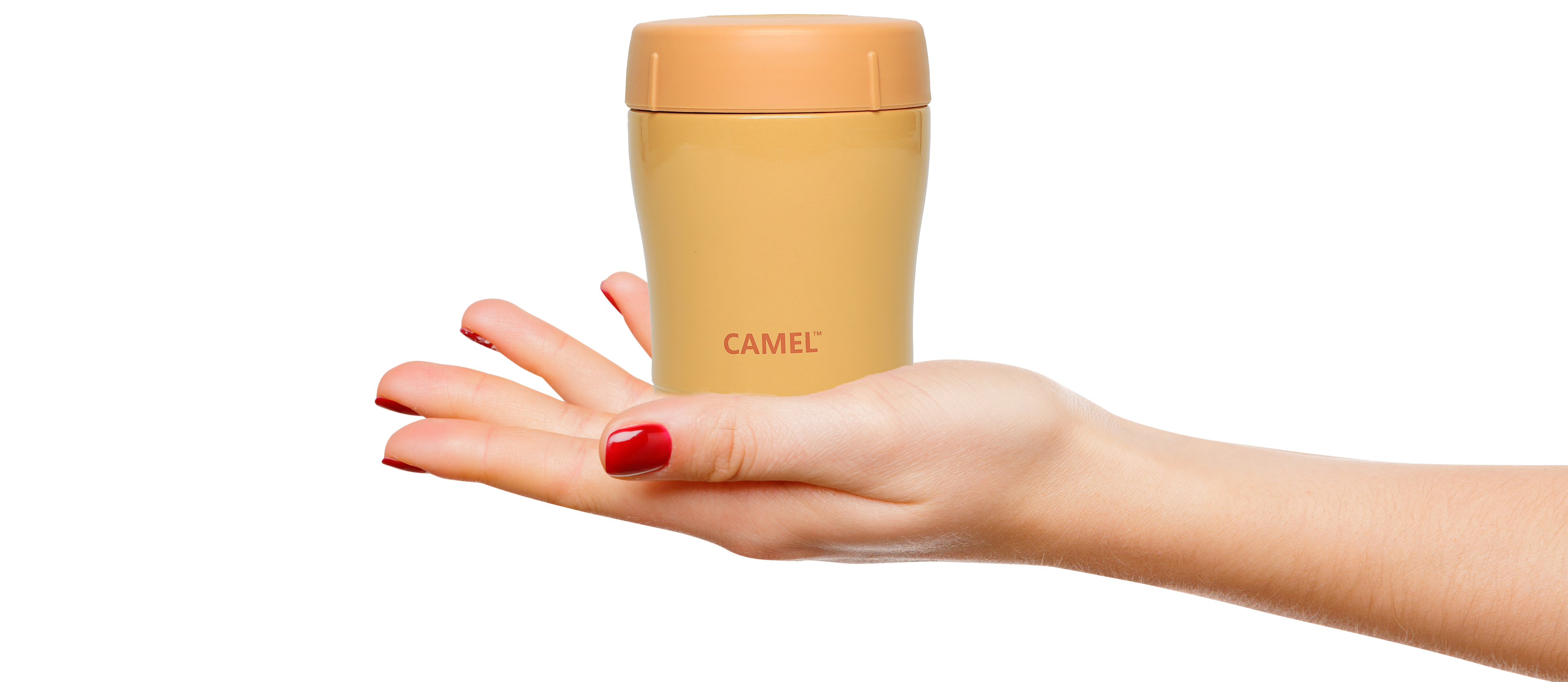 Trendy 300 ML Stainless Steel Vacuum Insulated Food Jar - Orange