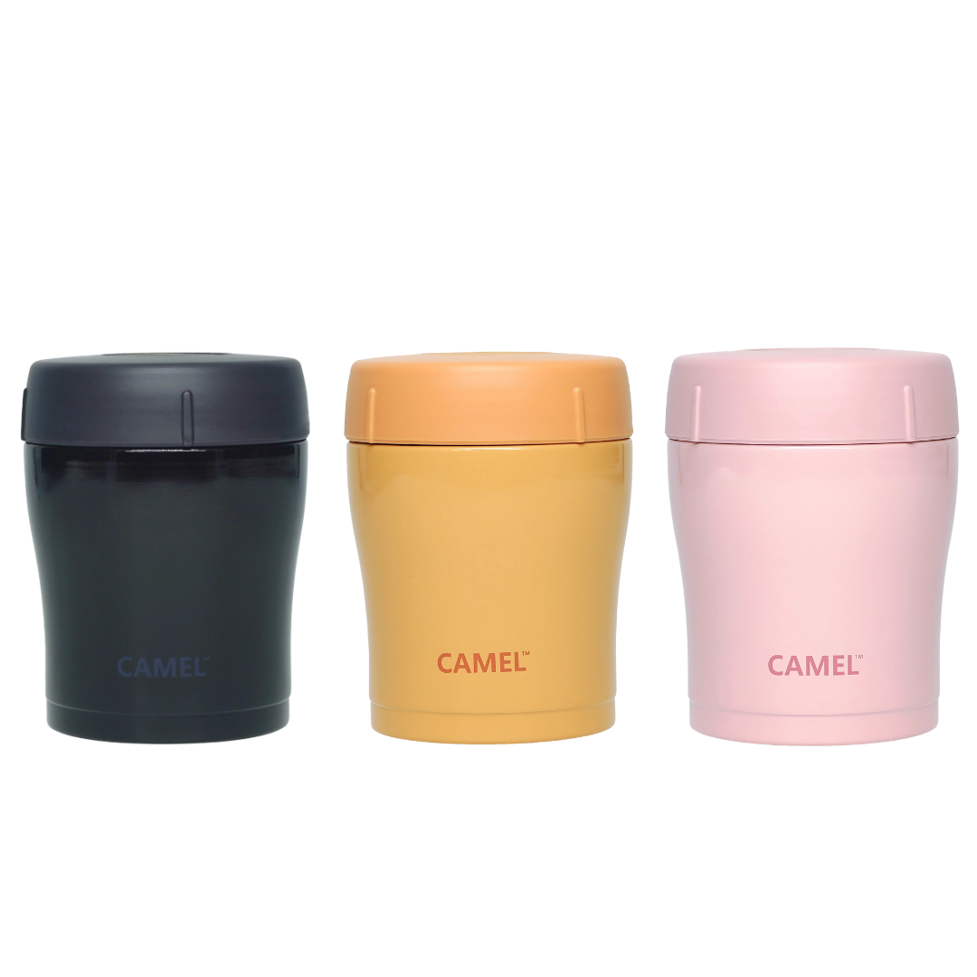 Trendy 300 ML Stainless Steel Vacuum Insulated Food Jar - Set of 3
