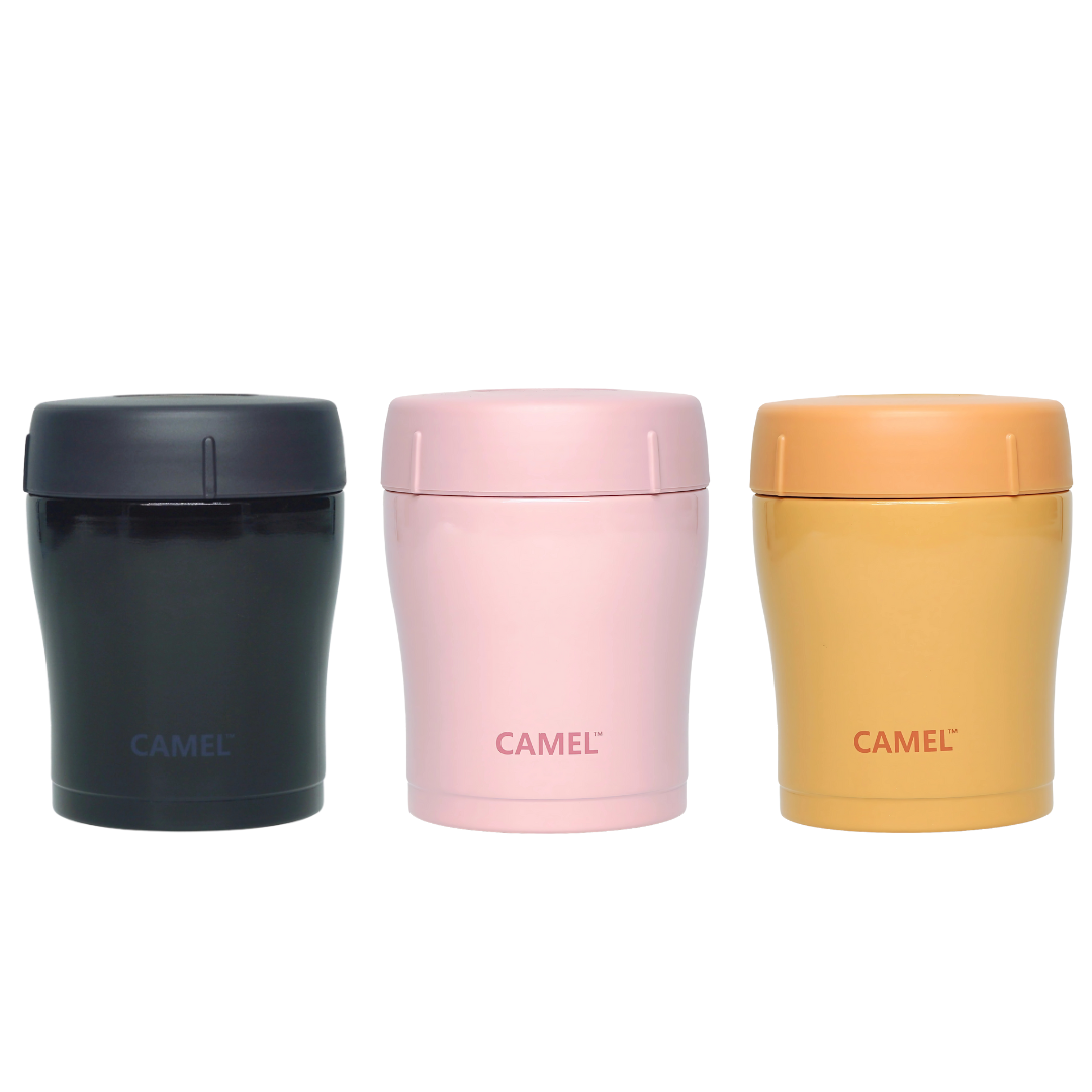 Trendy 300 ML Stainless Steel Vacuum Insulated Food Jar - Set of 3