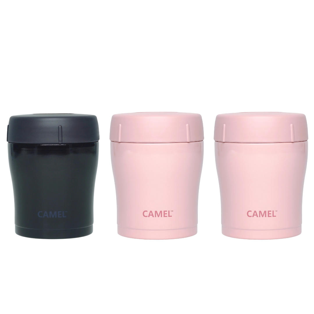 Trendy 300 ML Stainless Steel Vacuum Insulated Food Jar - Set of 3