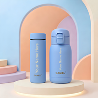 Personalised Mojo 260 ML & Mini 130 ML Mini Vacuum Bottle Combo - Blue (COD Not Applicable)