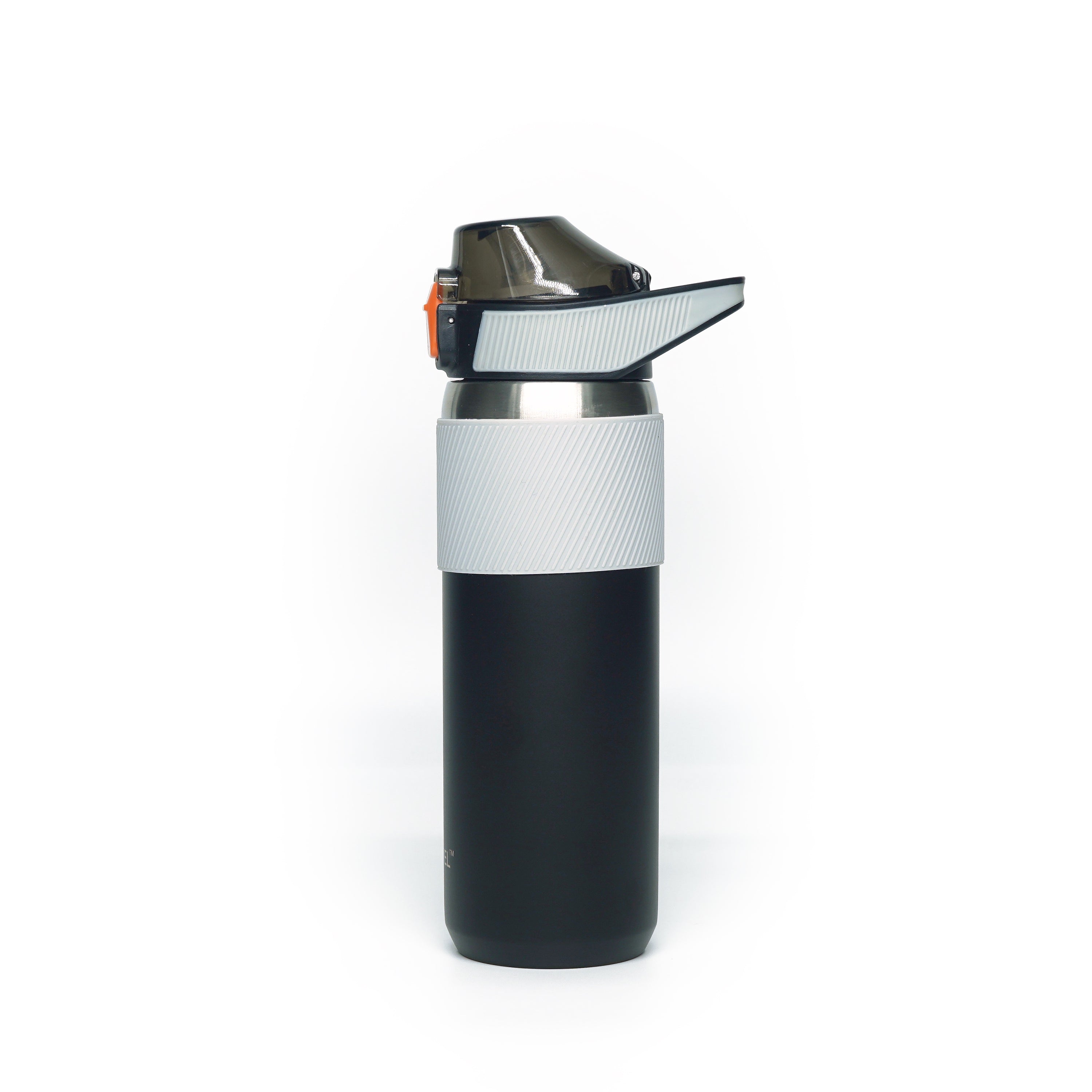 Fitsip Sporty Vacuum Bottle - 600ML - Grey Black