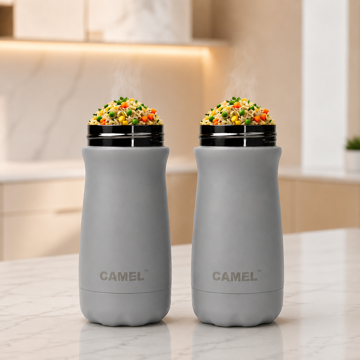 Bliss Double Wall Vacuum Food Jar - India's Bestselling Vacuum Food Jar | Pack of 2