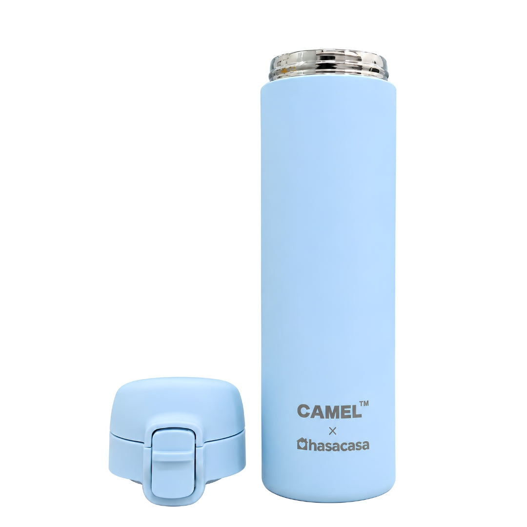 Click Vaccum Flask 300ML - Baby Blue