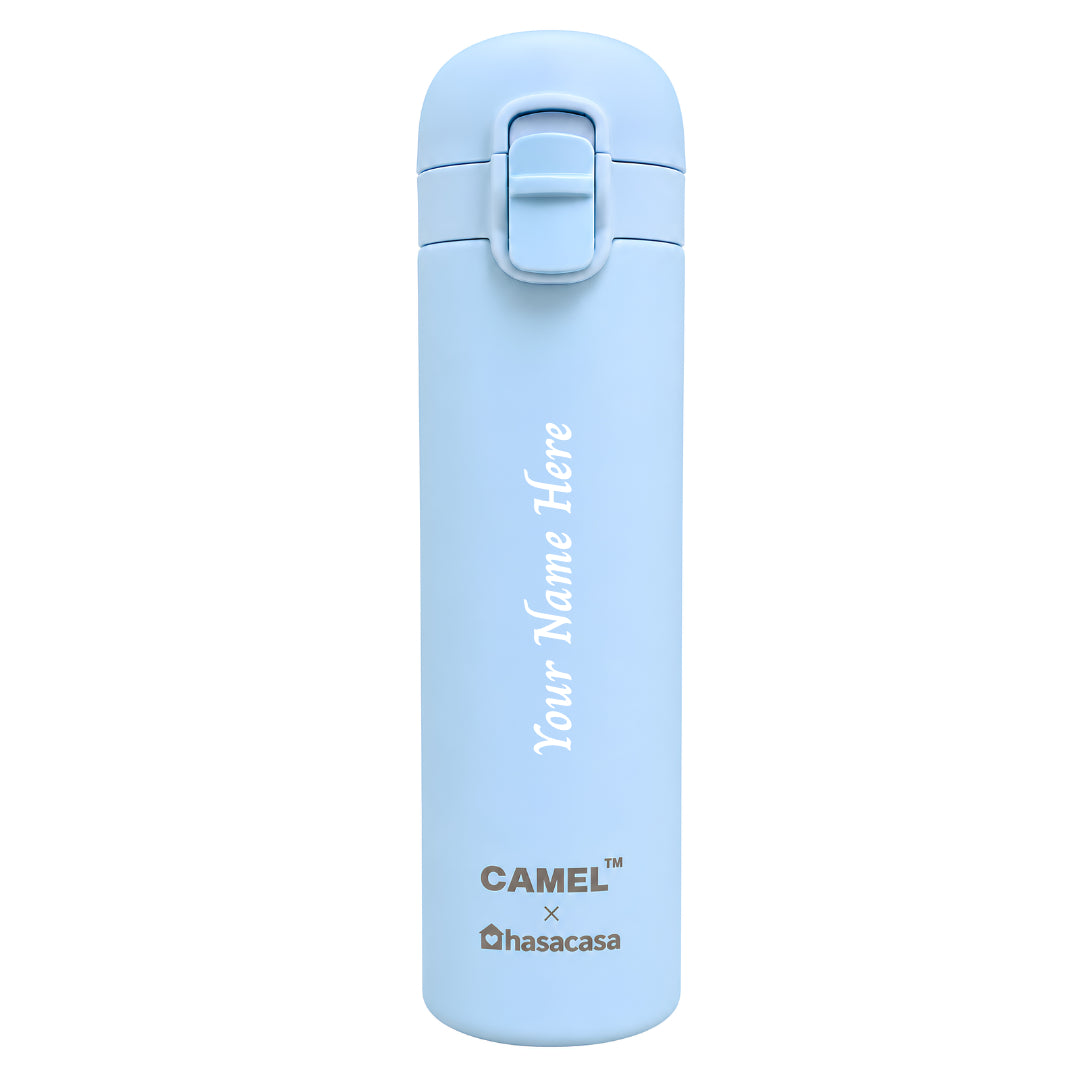 Click Vaccum Flask 300ML - Baby Blue