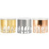 4" Diamond Canister with Airtight Lid x Eva - Set of 3