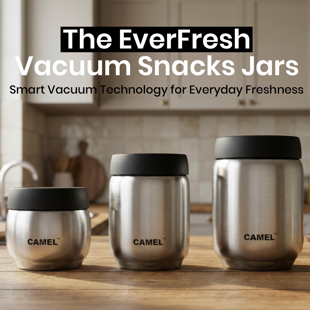 Everfresh Instant Vacuum Snacks Jar 550ml + MINI 150 Vacuum Bottle