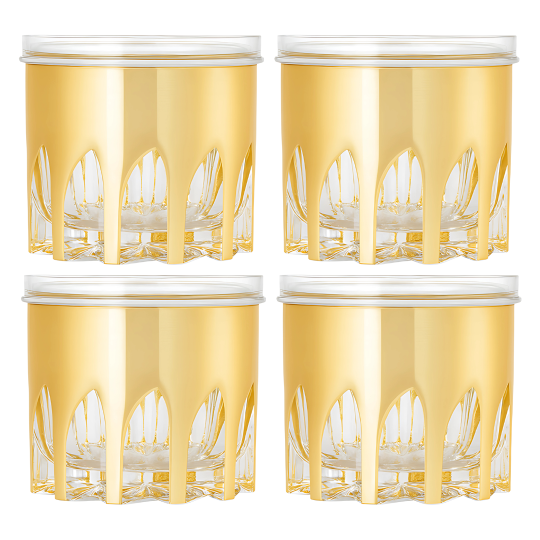 4" Diamond Canister with Airtight Lid x Eva - Set of 2
