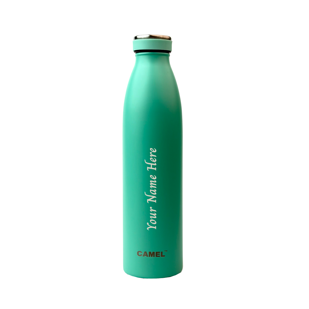 Personalised Saffron Double Wall Vacuum 750ML Flask Bottle - (COD Not Applicable)