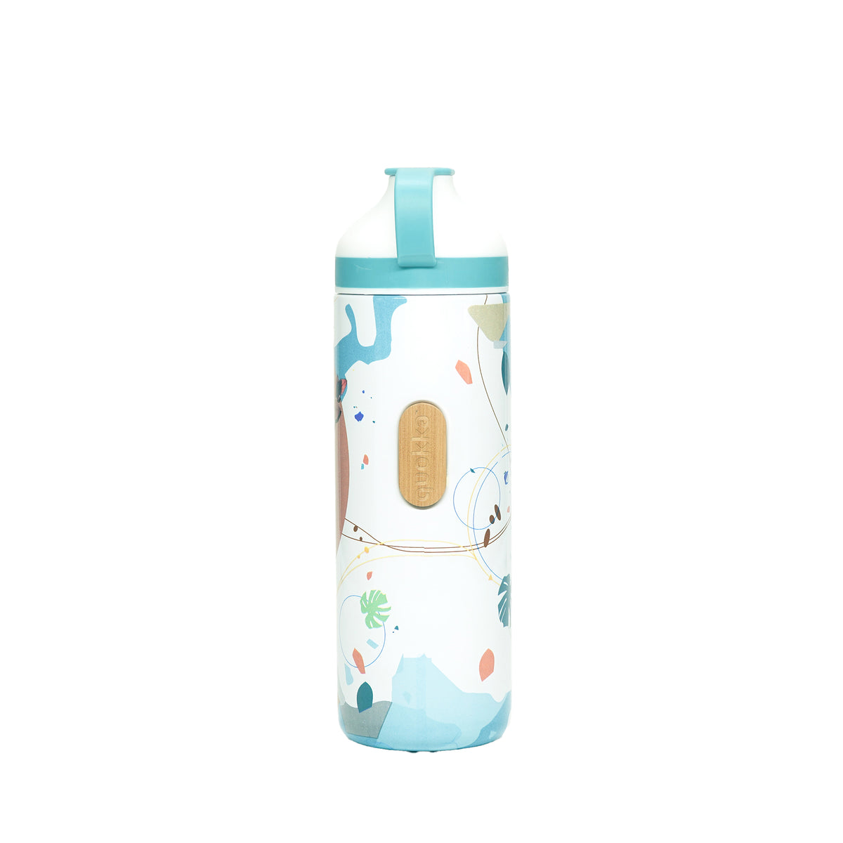 MAGSNAP Vacuum Bottle (Magnetic Feature) Blue Abstract