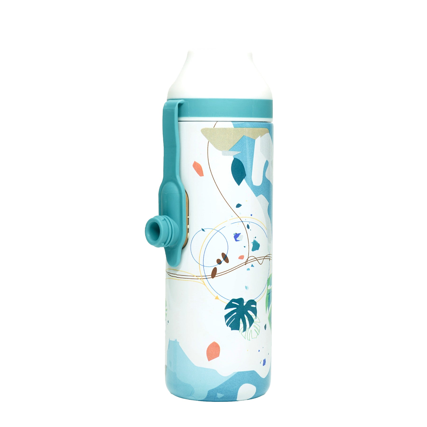 MAGSNAP Vacuum Bottle (Magnetic Feature) Blue Abstract