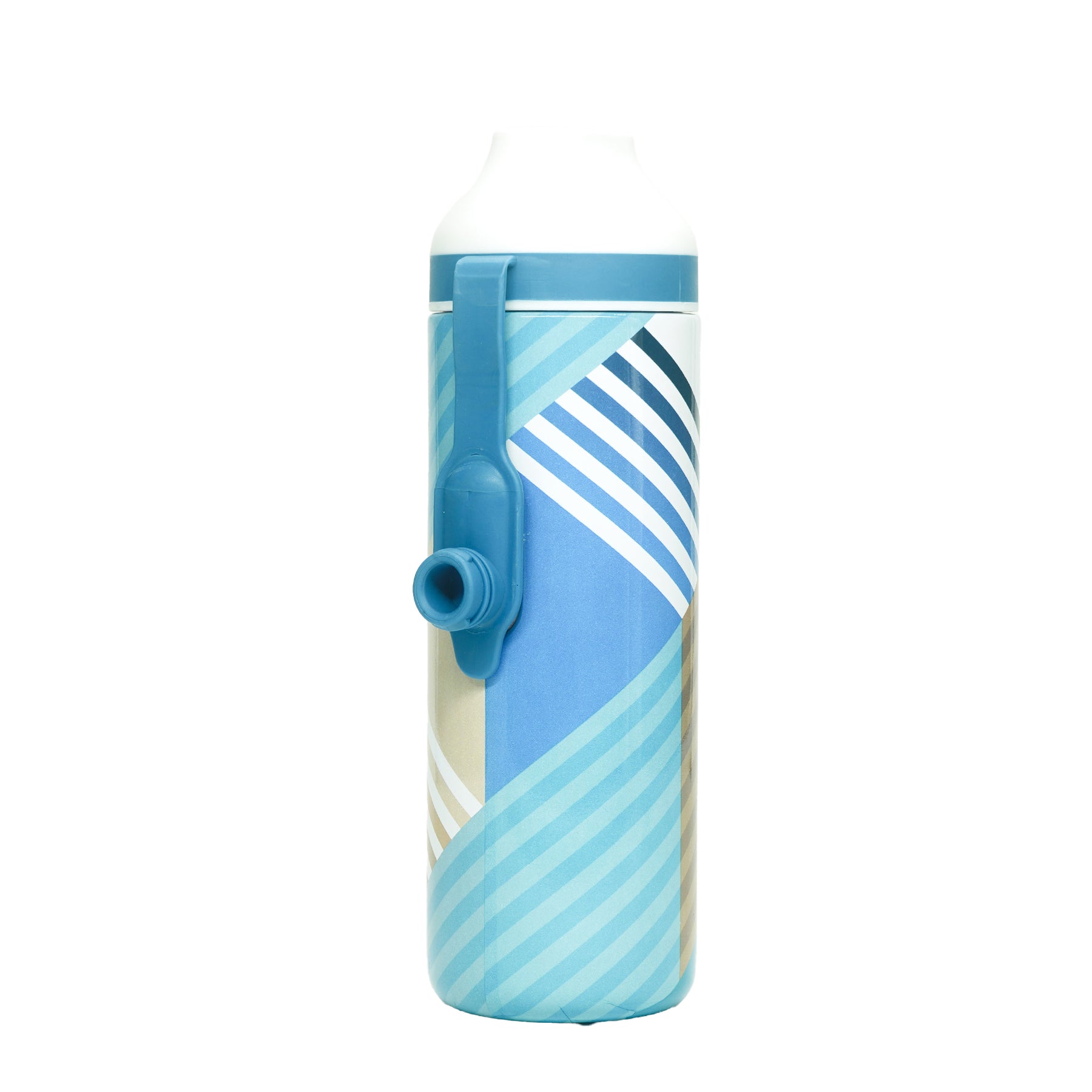 MAGSNAP Vacuum Bottle (Magnetic Feature) Blue Stripes