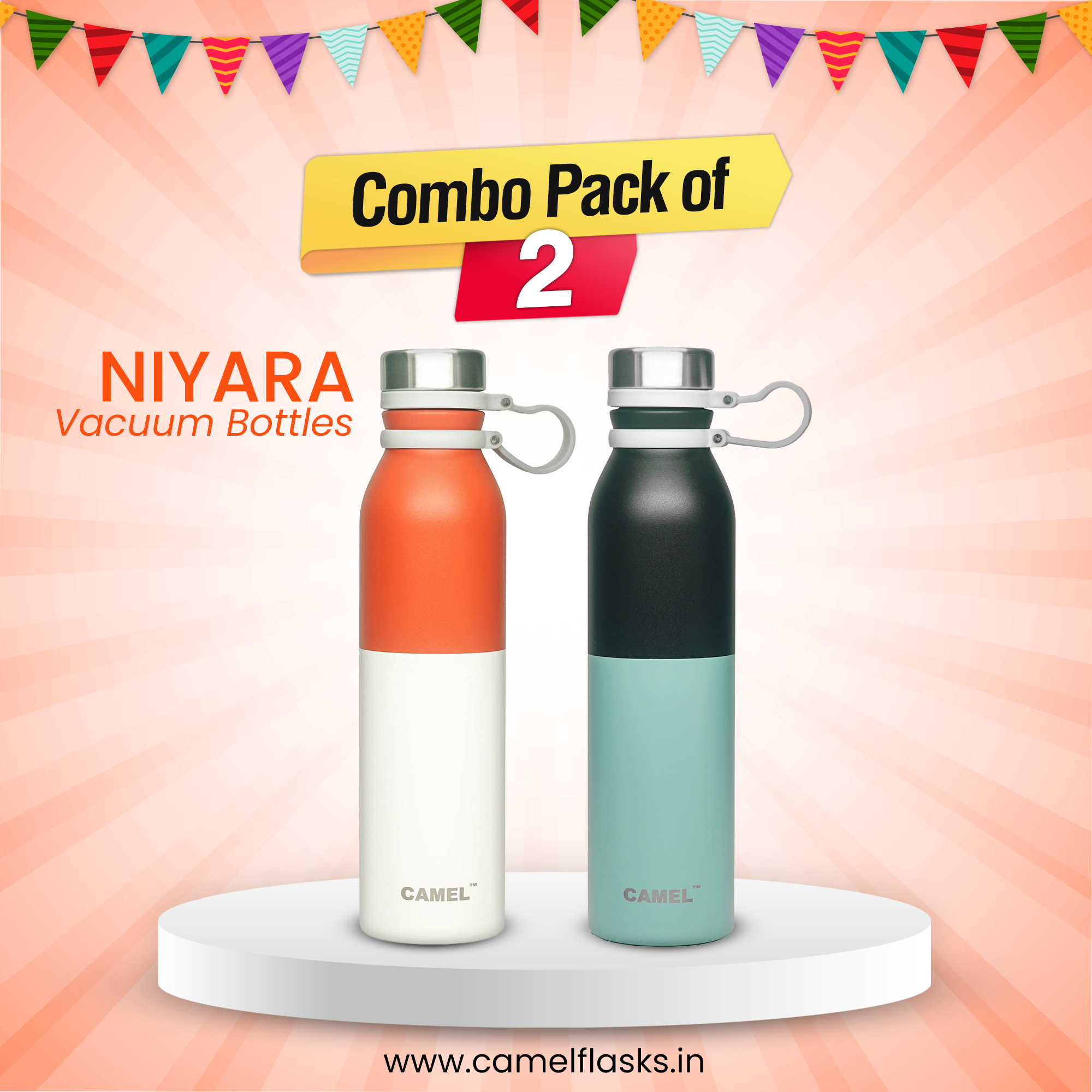 Niyara Vacuum Bottle Black Blue 500ml 750ml 1000ml Camel niyara-vacuum-bottle-black-blue-500ml-750ml-1000ml-camel