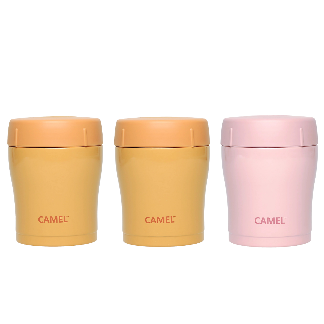 Trendy 300 ML Stainless Steel Vacuum Insulated Food Jar - Set of 3