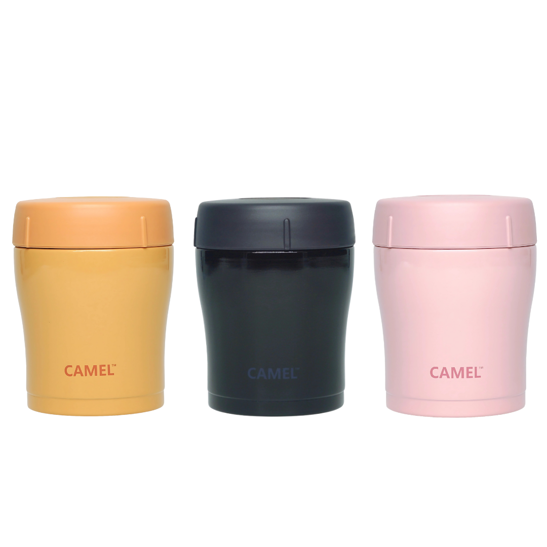 Trendy 300 ML Stainless Steel Vacuum Insulated Food Jar - Set of 3