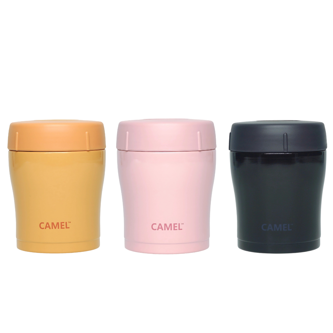 Trendy 300 ML Stainless Steel Vacuum Insulated Food Jar - Set of 3