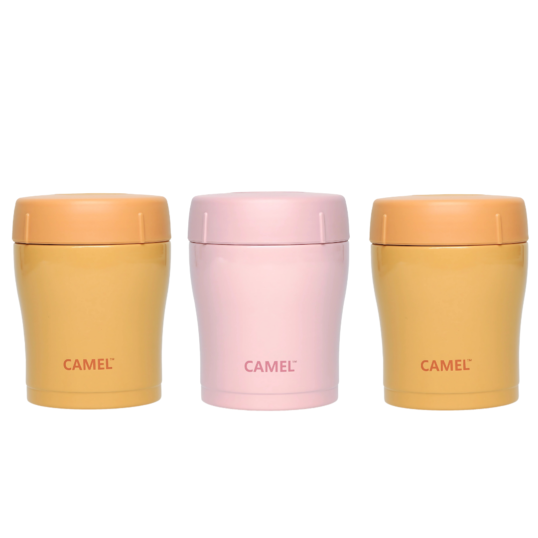 Trendy 300 ML Stainless Steel Vacuum Insulated Food Jar - Set of 3