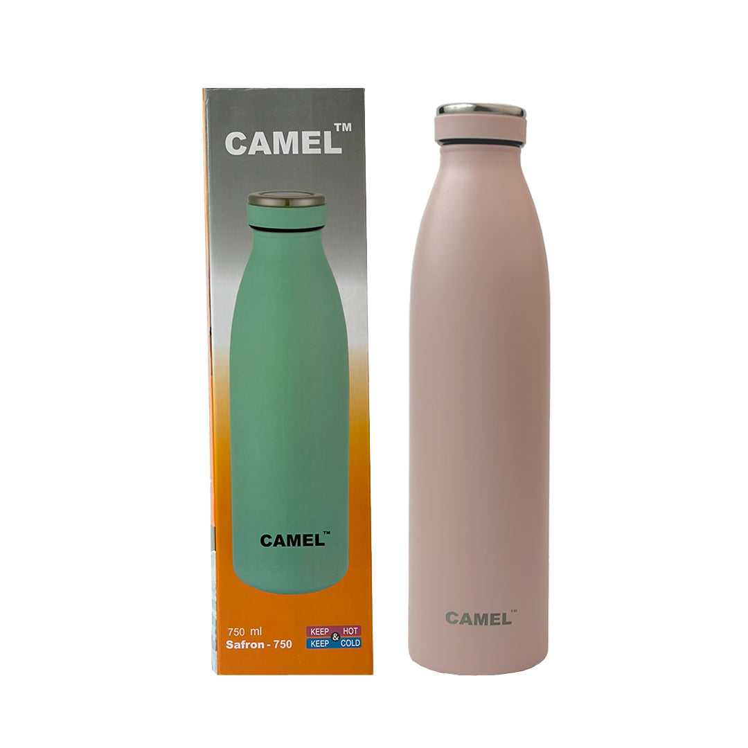 Personalised Saffron Double Wall Vacuum 750ML Flask Bottle - (COD Not Applicable)