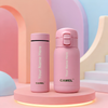 Personalised Mojo 260 ML & Mini 130 ML Mini Vacuum Bottle Combo - Pink (COD Not Applicable)