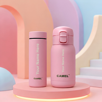 Personalised Mojo 260 ML & Mini 130 ML Mini Vacuum Bottle Combo - Pink (COD Not Applicable)