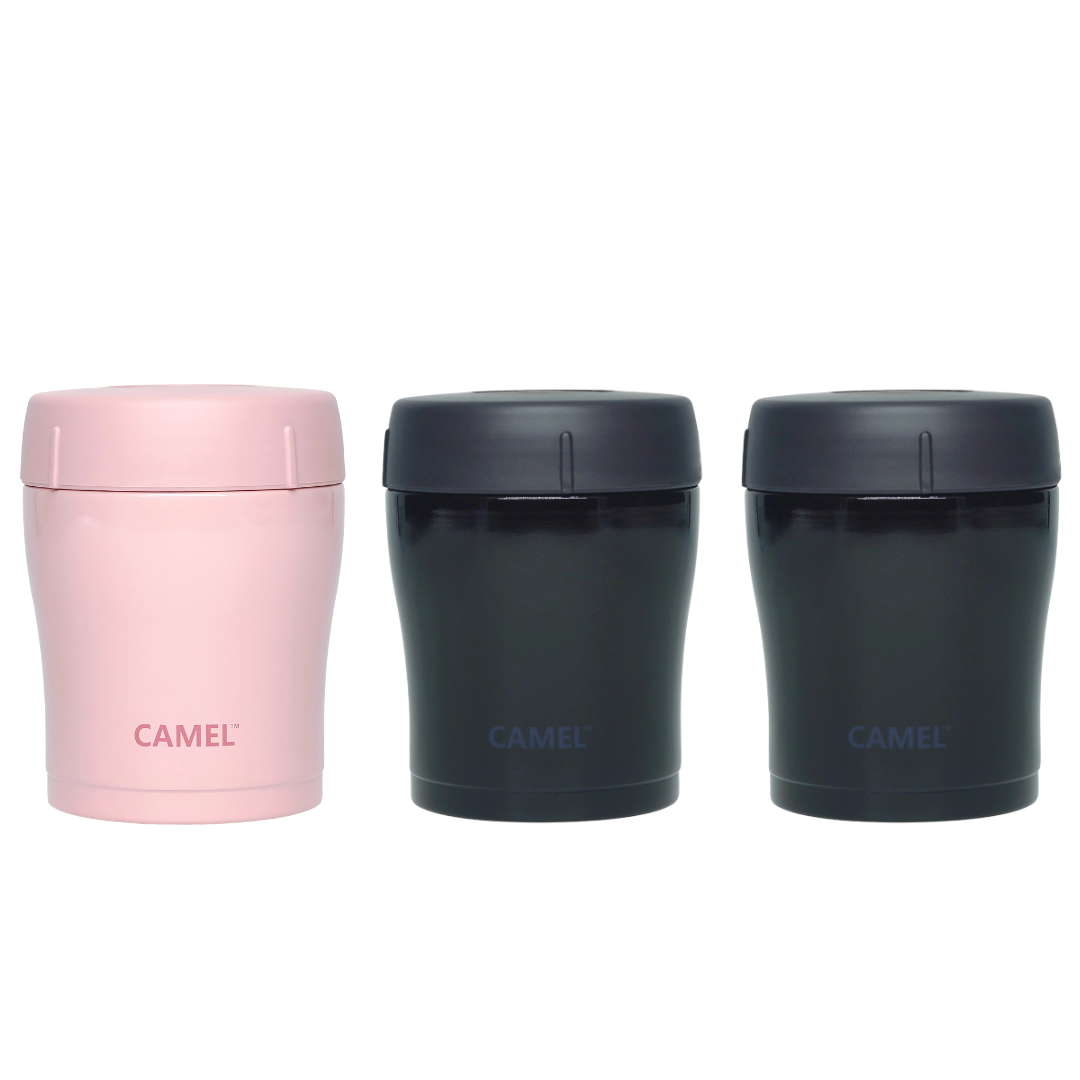Trendy 300 ML Stainless Steel Vacuum Insulated Food Jar - Set of 3