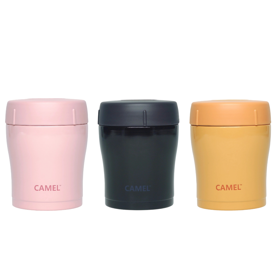 Trendy 300 ML Stainless Steel Vacuum Insulated Food Jar - Set of 3