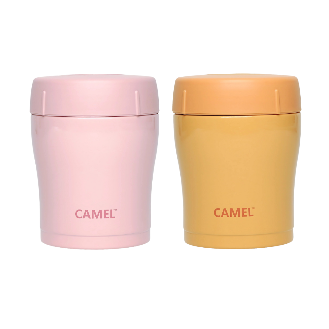 Trendy 300 ML Stainless Steel Vacuum Insulated Food Jar - Set of 2