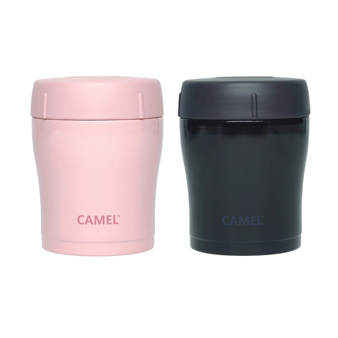 Trendy 300 ML Stainless Steel Vacuum Insulated Food Jar - Set of 2