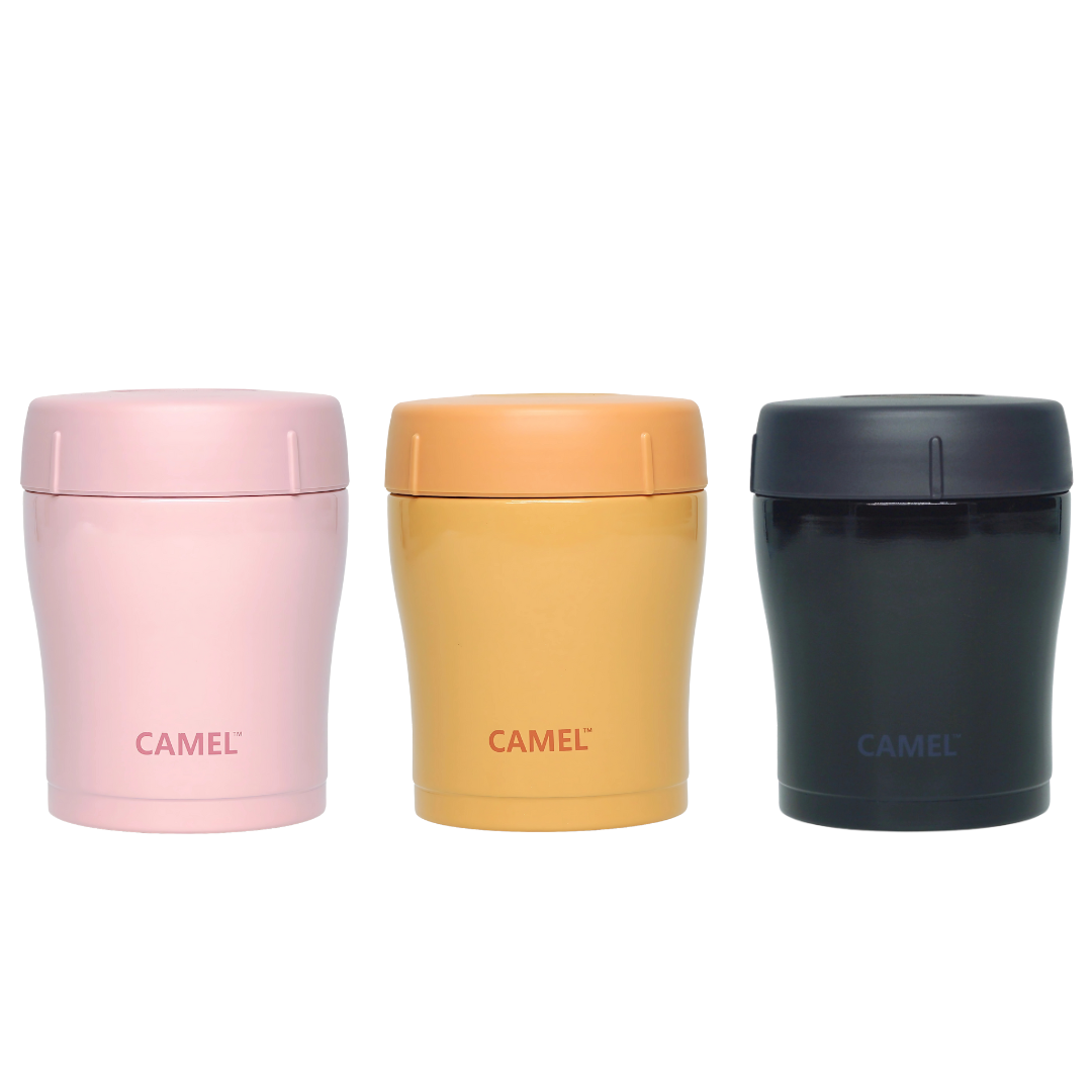 Trendy 300 ML Stainless Steel Vacuum Insulated Food Jar - Set of 3