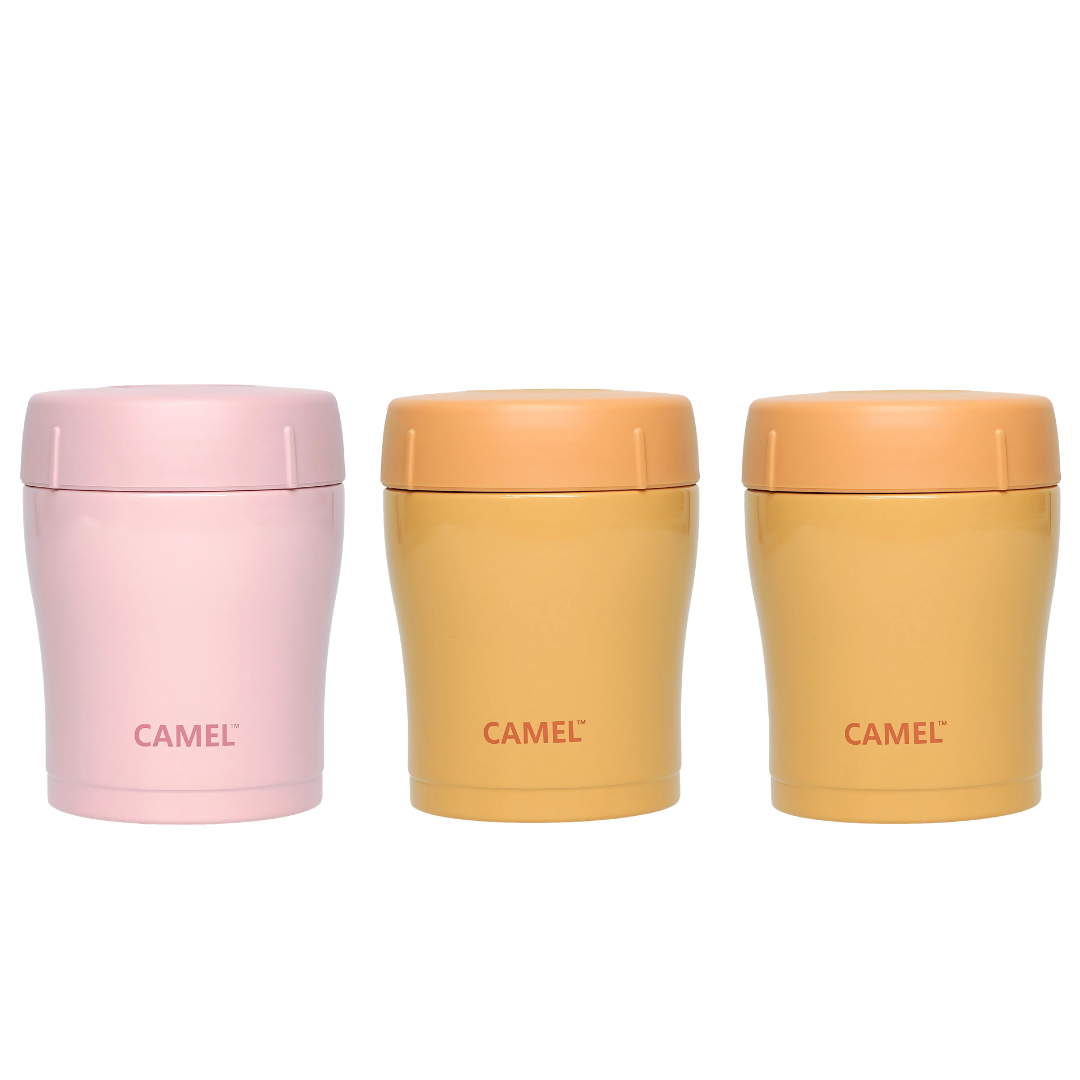 Trendy 300 ML Stainless Steel Vacuum Insulated Food Jar - Set of 3
