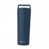Essentia Quickflip Double Wall Vacuum Tumbler with Stylish Handle - Midnight Blue