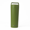 Essentia Quickflip Double Wall Vacuum Tumbler with Stylish Handle - Olive Green