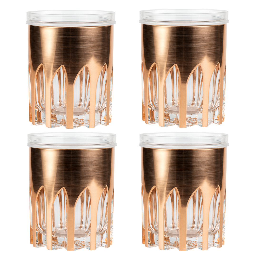 4" Diamond Canister with Airtight Lid x Eva - Set of 2