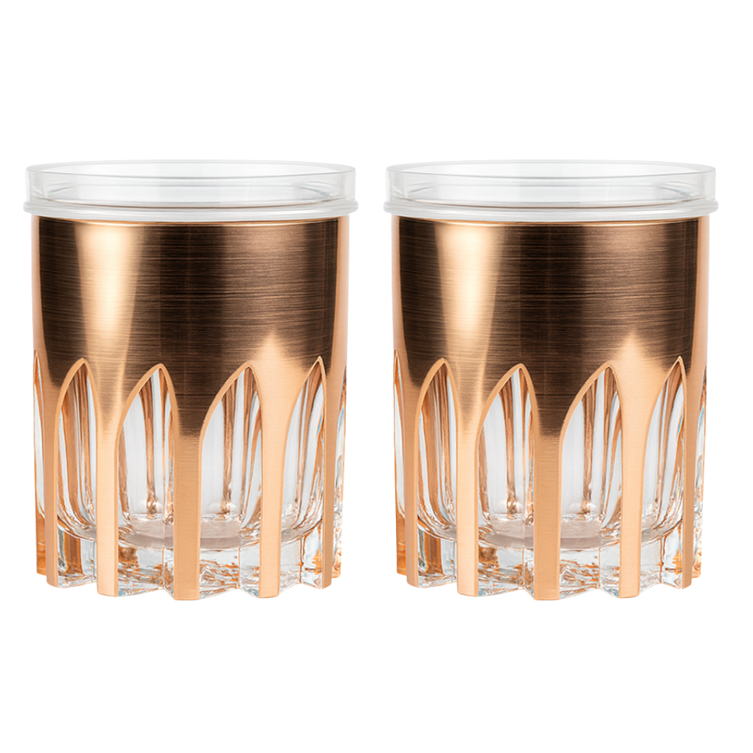 4" Diamond Canister with Airtight Lid x Eva - Set of 2