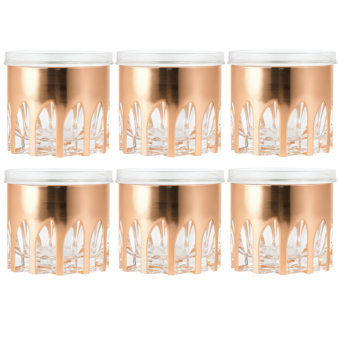4" Diamond Canister with Airtight Lid x Eva - Set of 2