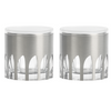 4" Diamond Canister with Airtight Lid x Eva - Set of 2