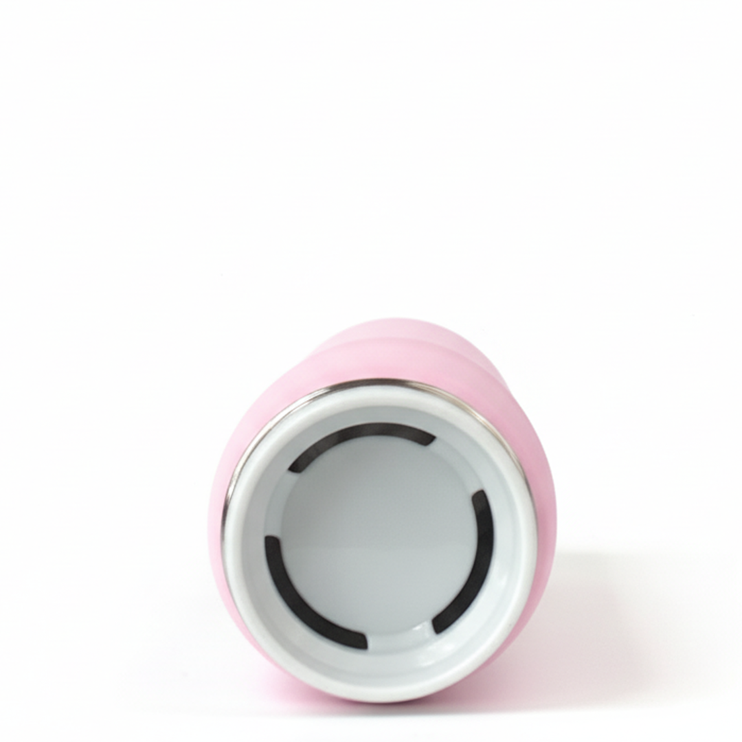 Terra Stainless Steel Vaccum Insulated Water Bottle with Rubber Grip - Blush Pink