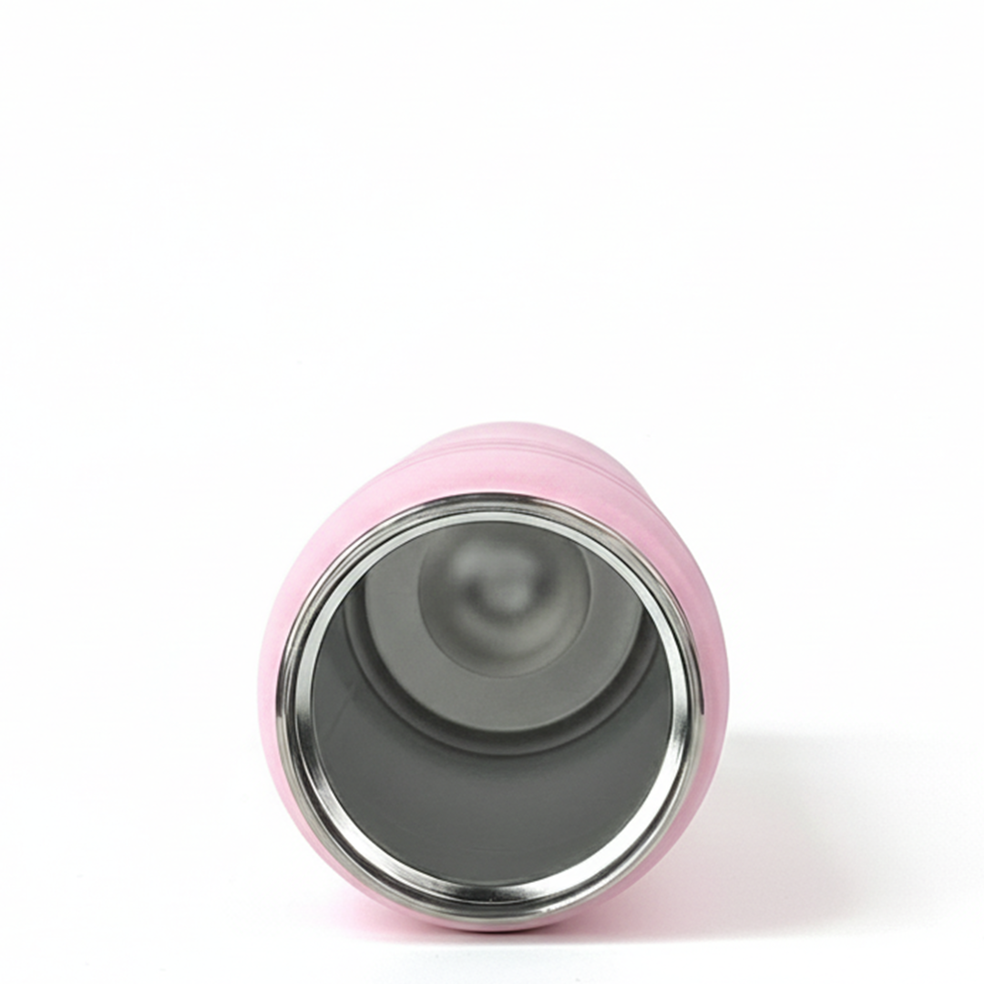 Terra Stainless Steel Vaccum Insulated Water Bottle with Rubber Grip - Blush Pink