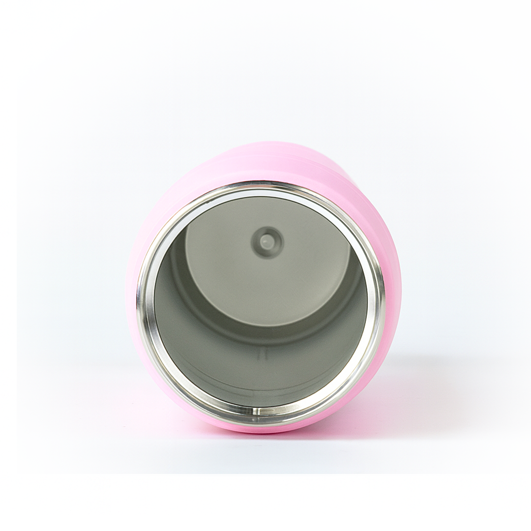Terra Stainless Steel Vaccum Insulated Water Bottle with Rubber Grip - Blush Pink