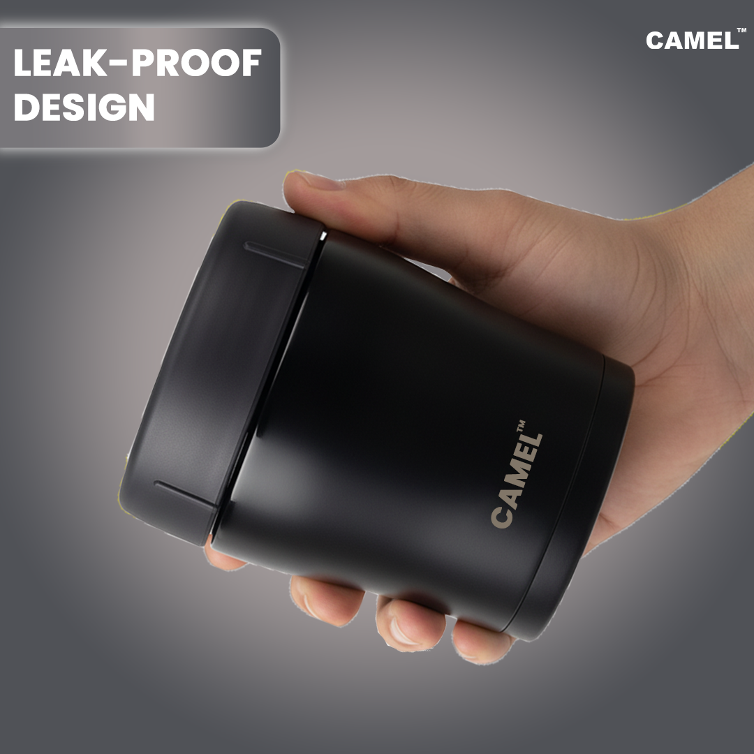 Trendy Stainless Steel Vacuum Insulated Food Jar - Set of 2