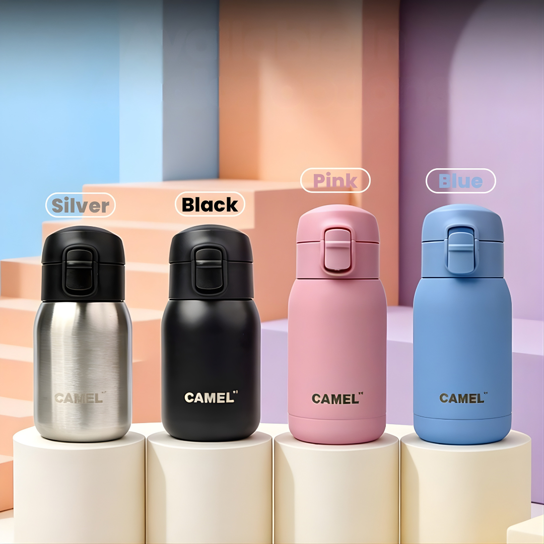 India's Most Smallest - Mojo Hot & Cold 220 & 260 ML Mini Vacuum Bottle - Set of 4