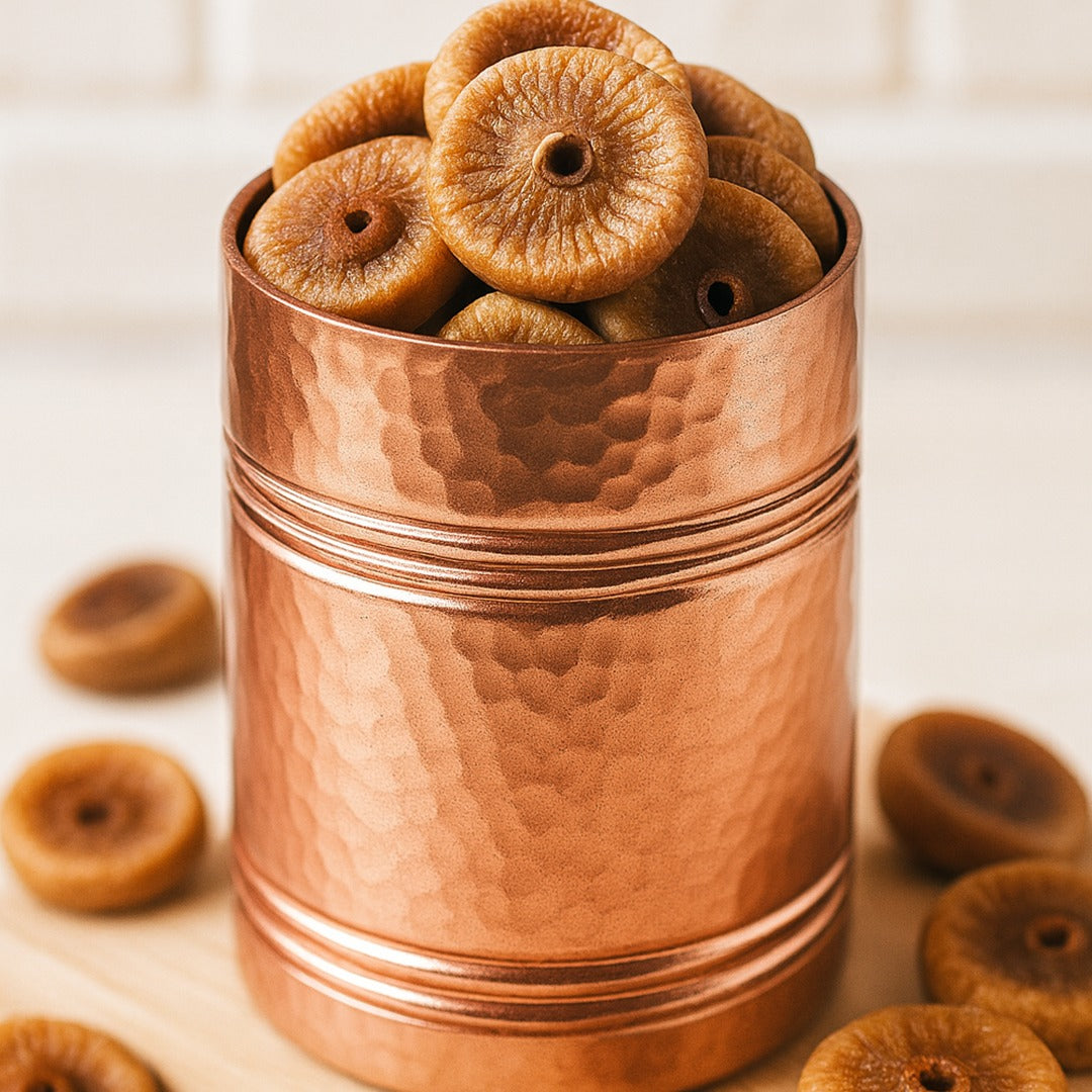 Hammered Jar with Airtight Lid x Eva