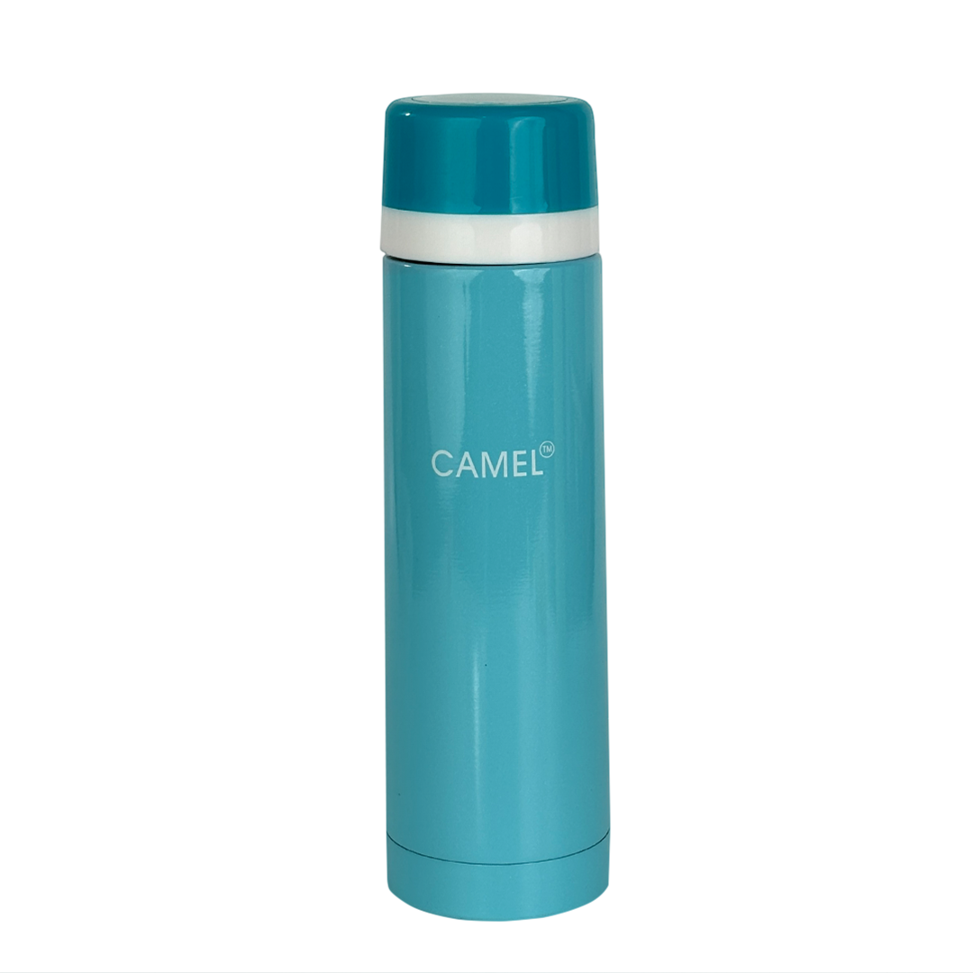 Premium Mini Vacuum Stainlees Steel Thermos - Blue