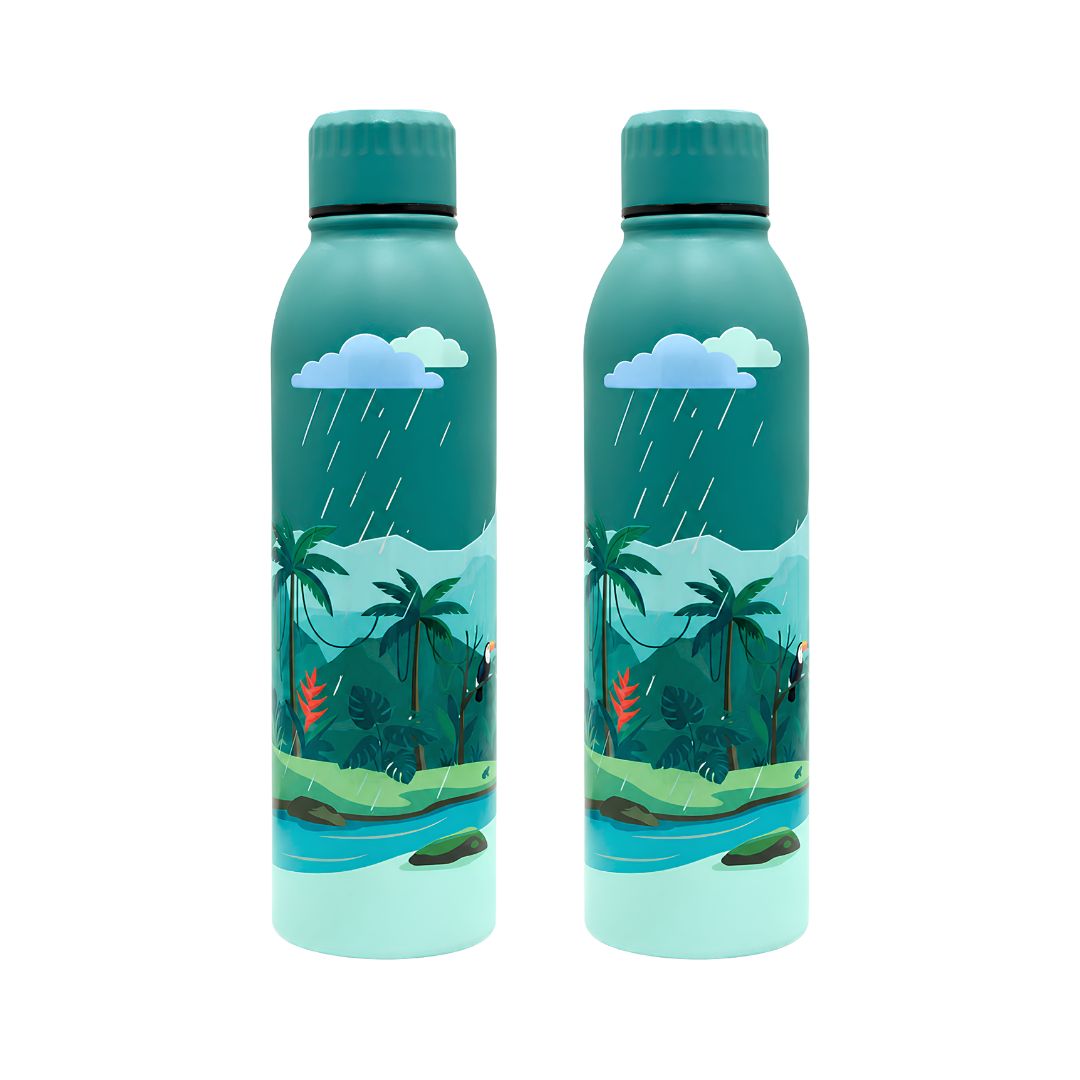 Splash UV Printed Vacuum Bottle - Set of 2