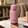 India's Most Smallest - Mojo Hot & Cold 260 ML Mini Vacuum Bottle - Pink