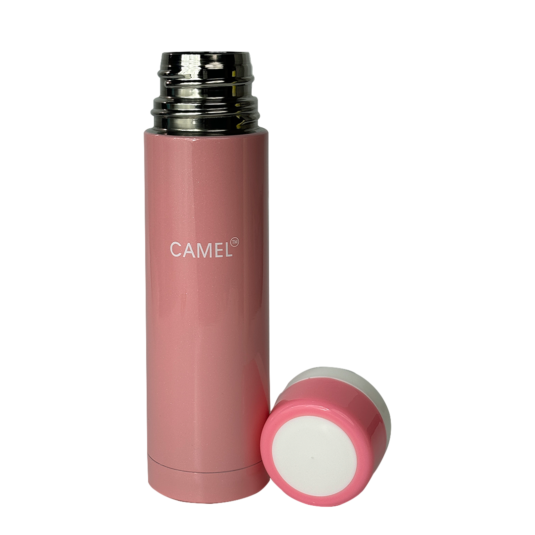 Premium Mini Vacuum Stainlees Steel Thermos - Pink