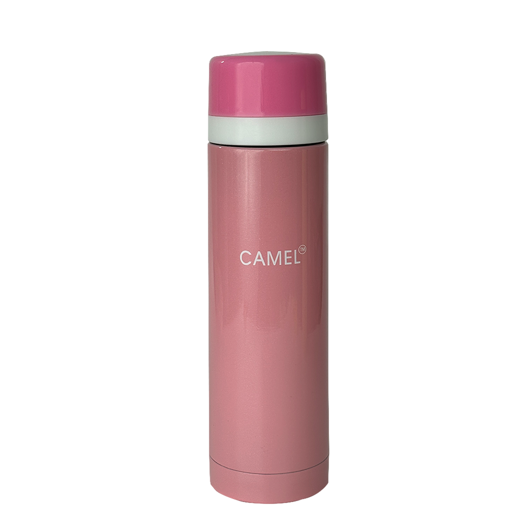 Premium Mini Vacuum Stainlees Steel Thermos - Pink